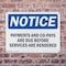 Signmission Payments Of All Co-Pays Deductibles And Or, 14 in W x Rectangle, Plastic OS-2PACK-NS-P-1014-L-17158 - alternate 2